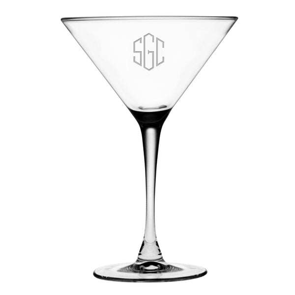 Classic 3-Letter Monogram (Hand-Cut) Drinkware