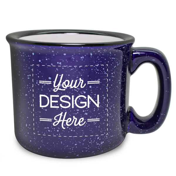 CUSTOM Ceramic Camp Mug