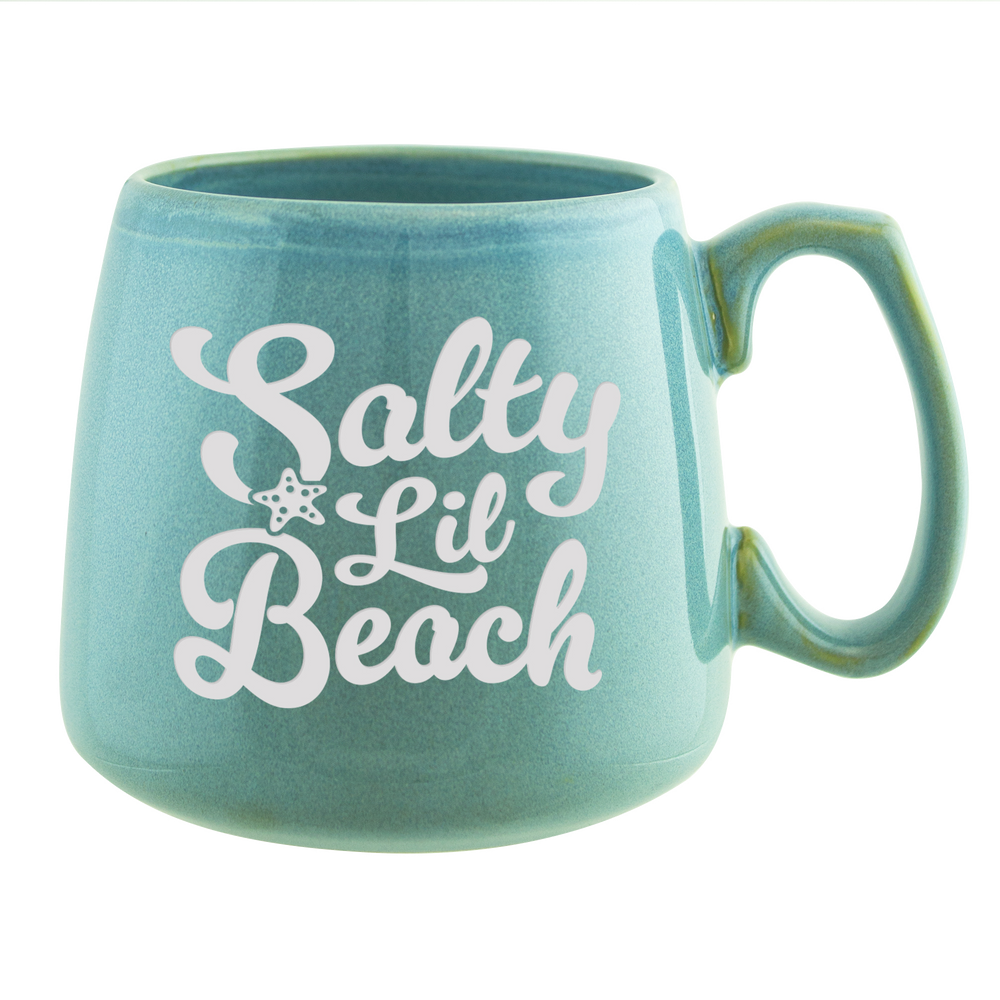 Salty L'il Beach Etched Ceramic Mug