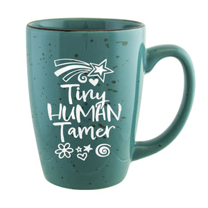 Tiny Human Tamer Etched Ceramic Mug
