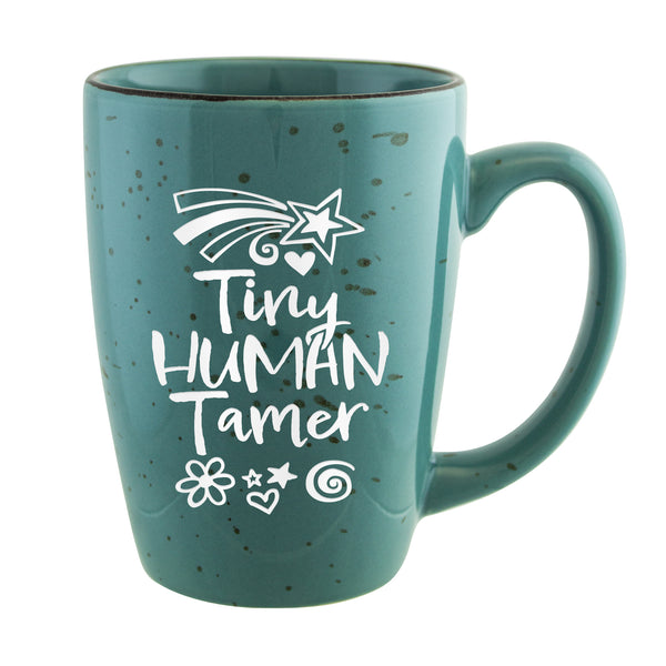 Tiny Human Tamer Etched Ceramic Mug