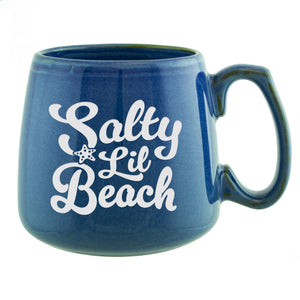 Salty L'il Beach Etched Ceramic Mug