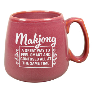 Mahjong, A Great Way to Feel Smart and Confused All at the Same Time Etched Ceramic Mug