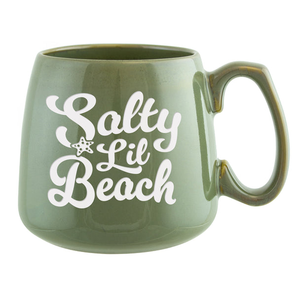 Salty L'il Beach Etched Ceramic Mug