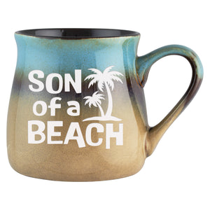 Son of a Beach Etched Ceramic Mug