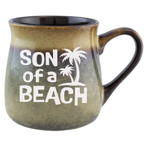 Son of a Beach Etched Ceramic Mug