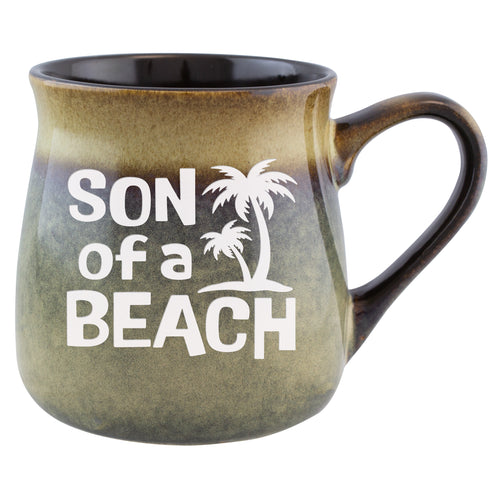 Son of a Beach Etched Ceramic Mug