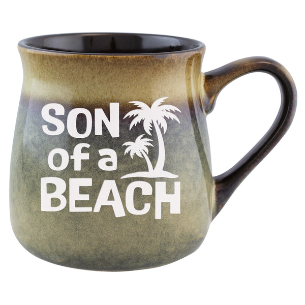Son of a Beach Etched Ceramic Mug