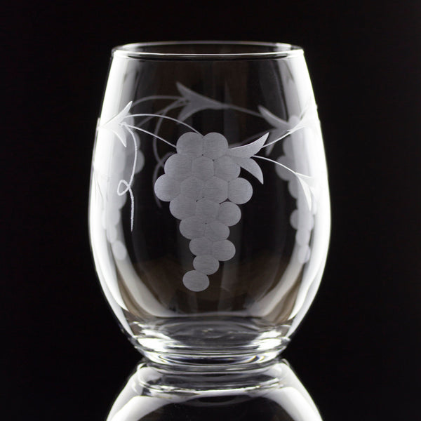 Sonoma (Grape Vine) Hand Cut Drinkware