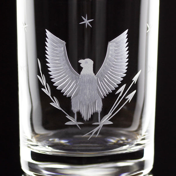 Federal Eagle Hand Cut Drinkware