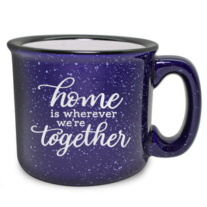 Home is Wherever We're Together Etched Ceramic Camp Mug