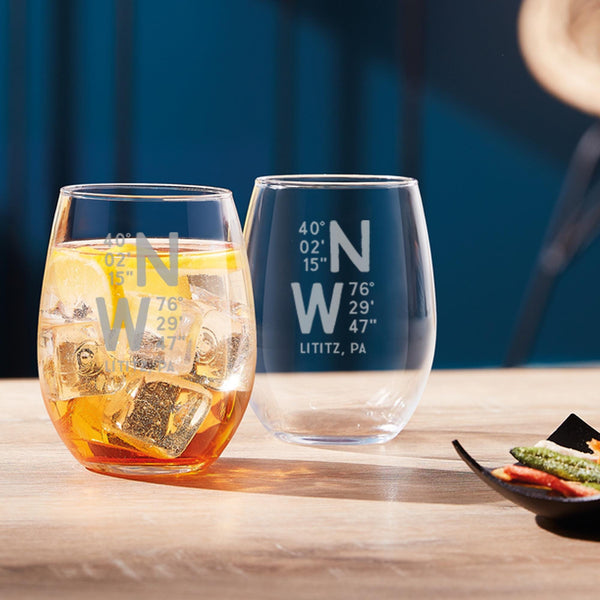 Caps Lat Long Drinkware