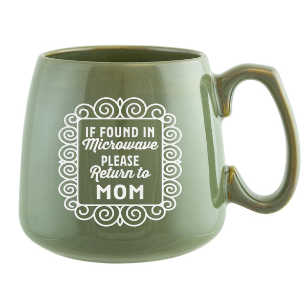 If Found in Microwave Please Return to Mom Etched Ceramic Mug