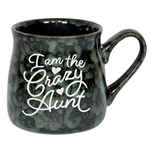 I am the Crazy Aunt Etched Ceramic Mug