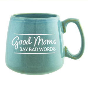 Good Moms Say Bad Words Etched Ceramic Mug