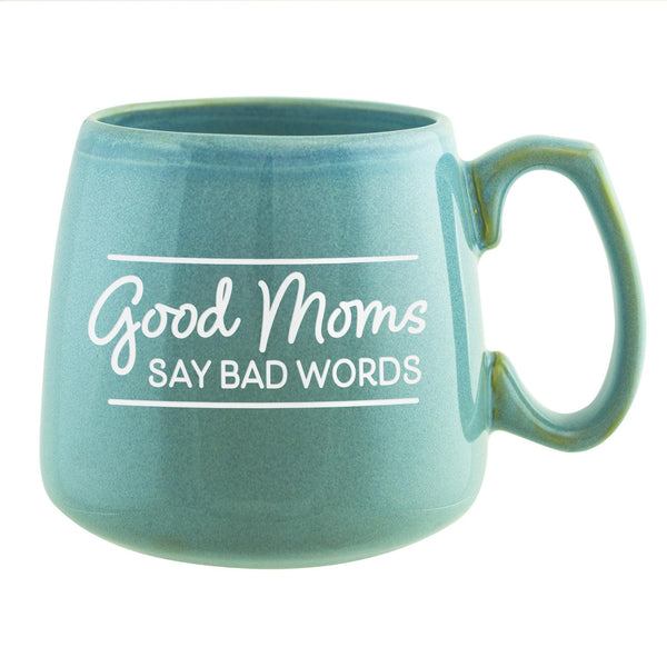 Good Moms Say Bad Words Etched Ceramic Mug