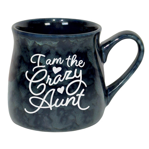 I am the Crazy Aunt Etched Ceramic Mug