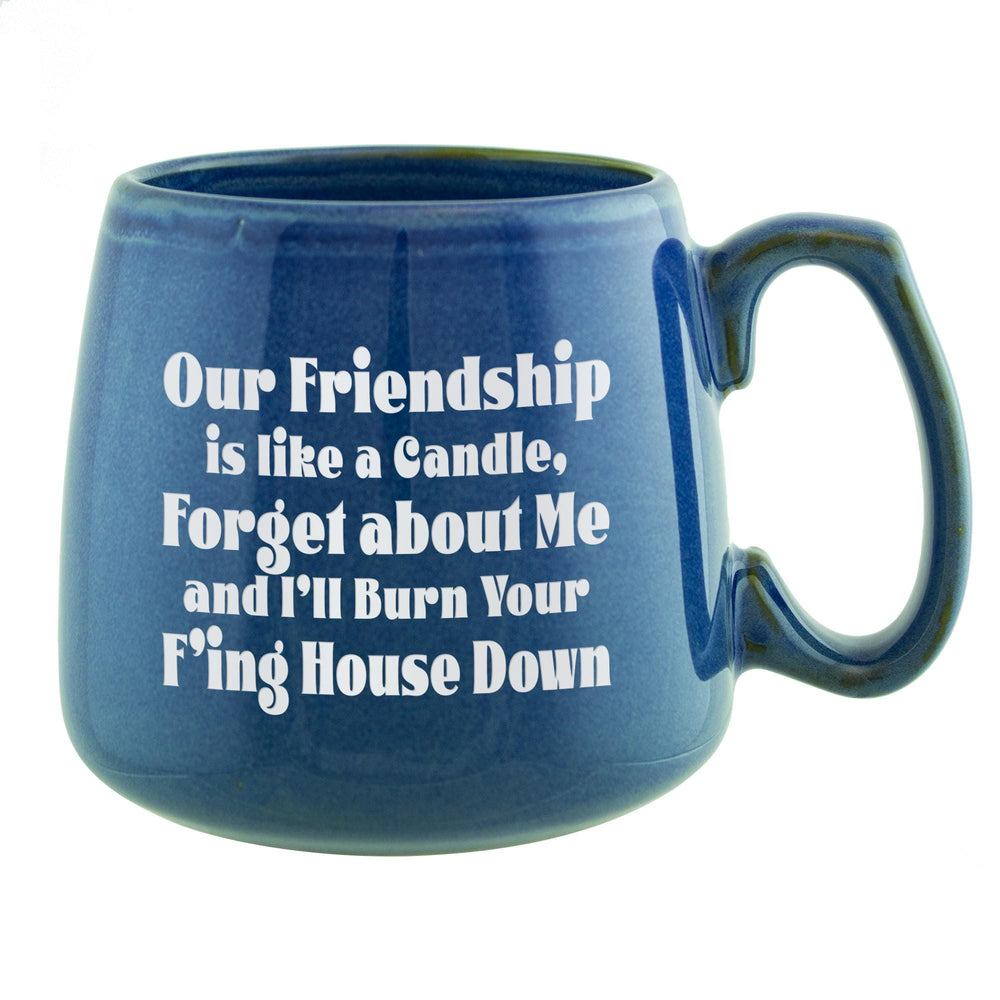 Our Friendship Is Like a Candle Etched Ceramic Mug
