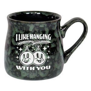 I Like Hanging with You Sand Etched Ceramic Mug