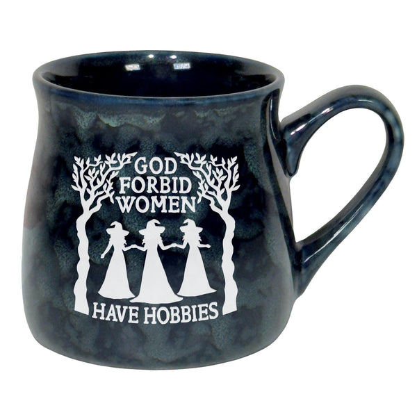 God Forbid Women Have Hobbies Etched Ceramic Mug