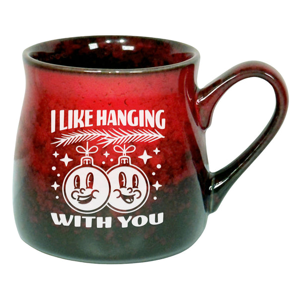 I Like Hanging with You Sand Etched Ceramic Mug